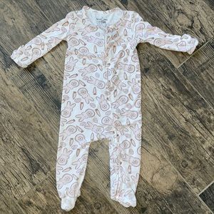 Caden Lane Bunny Love footie pajamas
